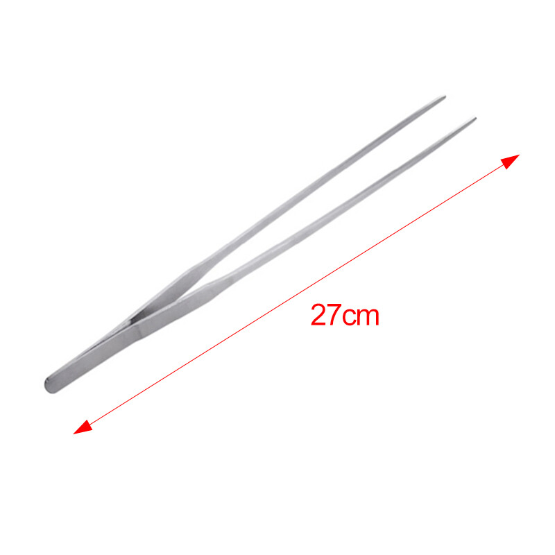 27CM Stainless Steel Aquatic WaterPlant Aquarium Tweezer Fish Tank Long Tone D — image 6