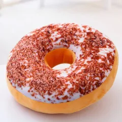 Donut Cartoon Plush Pillow - Tiramisu - View 1