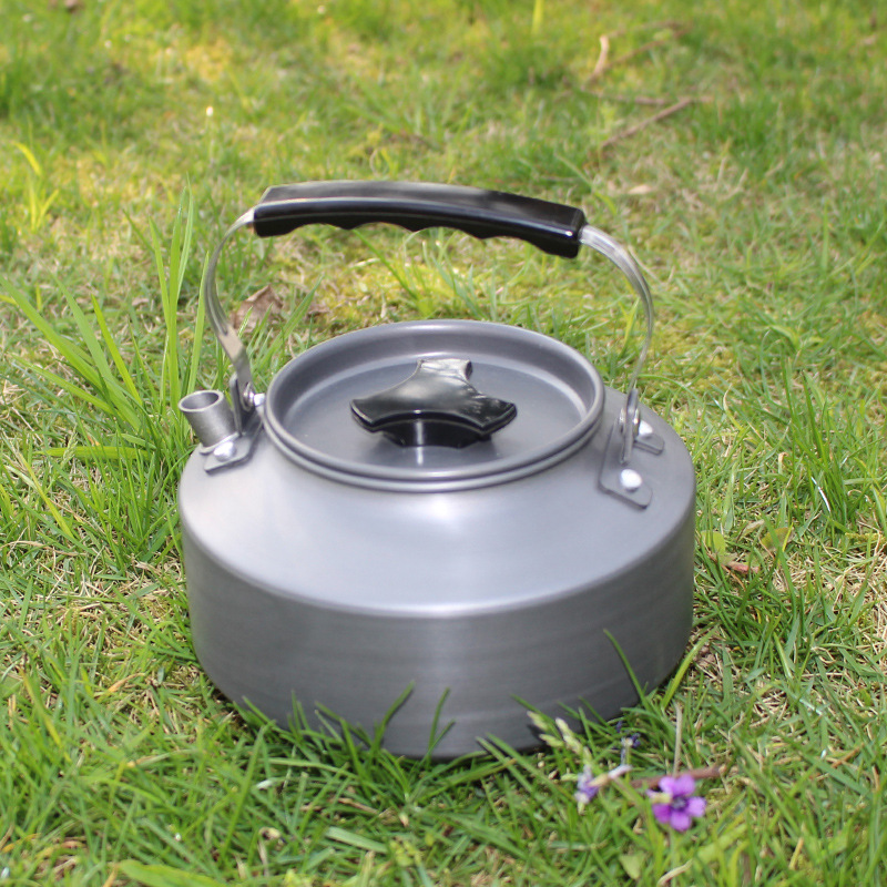 Outdoor camping teapot (black)