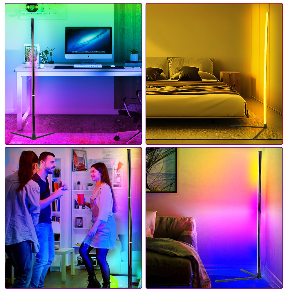 10W LED Floor Lamp RGB Corner Light Standing Mood Remote Colour ModernMinimalist — image 6
