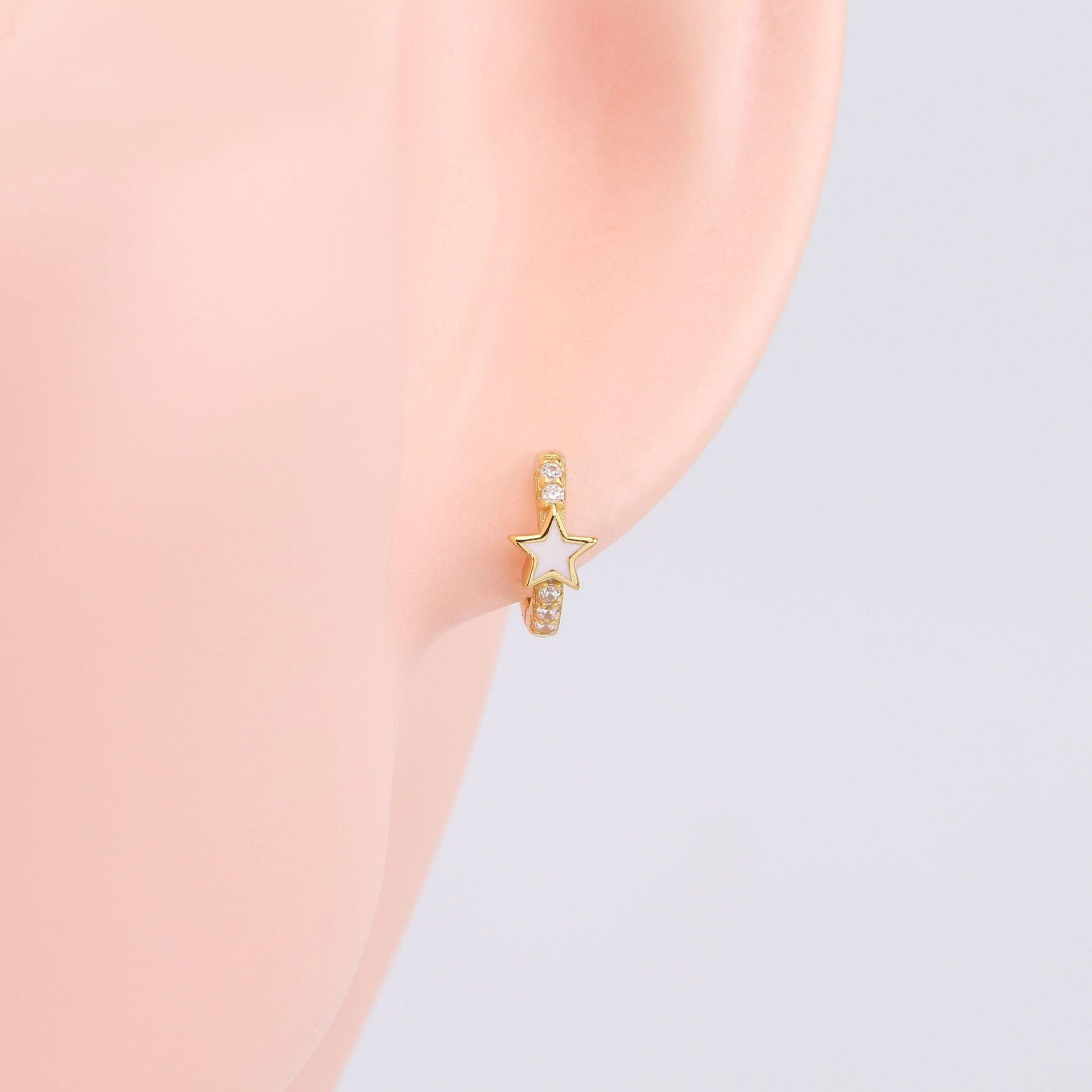 Title 6, S925 Sterling Silver XINGX Dripping Type Ear Clip