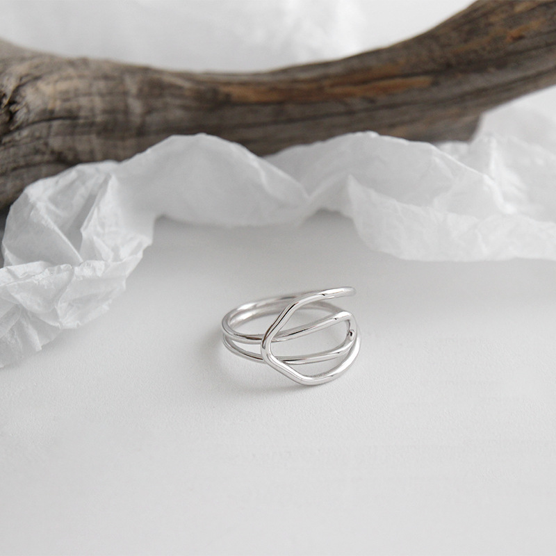S925 Silver Ring For Women In Korean Fashion