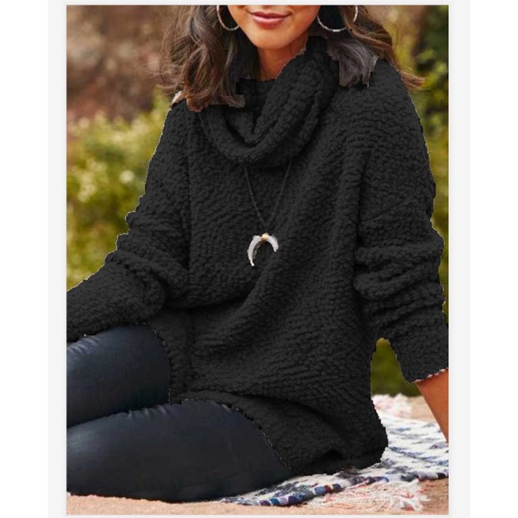 Plush Top Solid Color Fashion Jacket