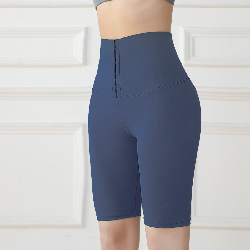 Women's High Waist Abdominal Hip Lift Yoga Pants Navy - Shop at LoveMi