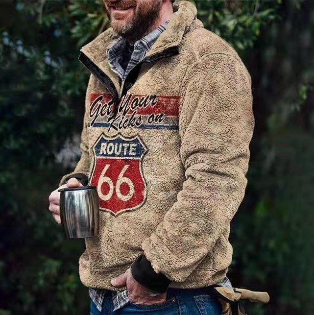 Autumn And Winter New Cashmere Casual Fleece Thickened Sweater