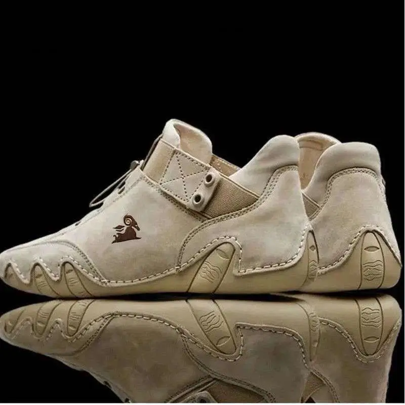 Men's Casual Korean Style Trendy All-match Leather Shoes