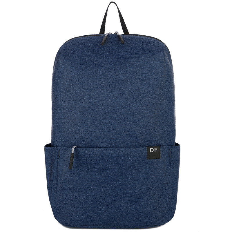 Water Repellent Colorful Backpack Lightweight Outdoor Student Men's And Women's Schoolbags Blue - Shop at LoveMi