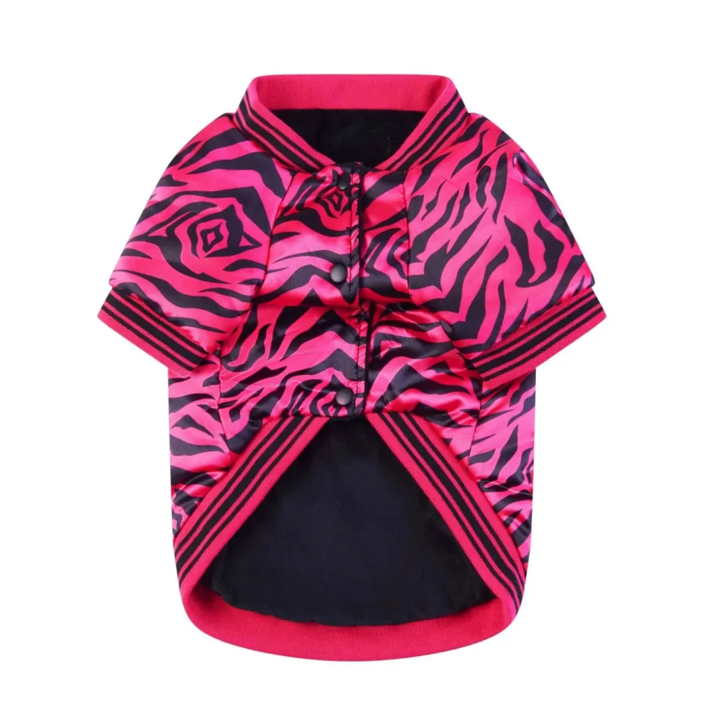 Teddy Fadou Corgi Quilted New Year's Autumn And Winter Coat - Zebra