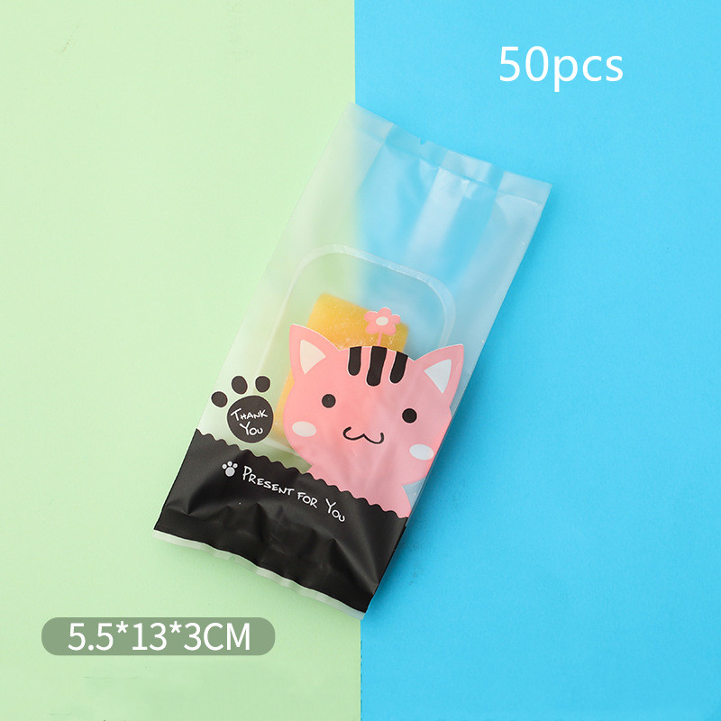 Title 5, 50 Thick bakery packaging bags snack snack bags