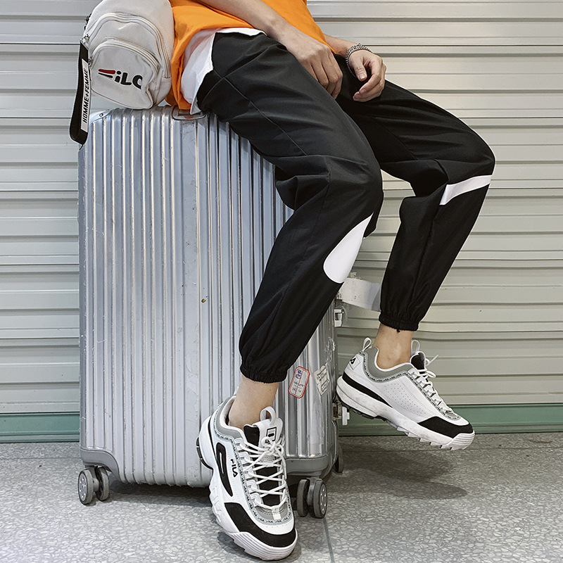 Men's Korean Style Trend Slim Fit Big Check