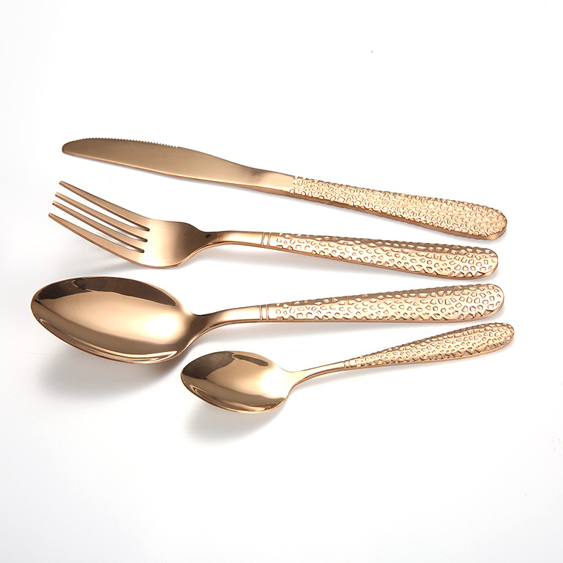 Title 2, Stainless Steel Cutlery Set Four-piece Titanium...