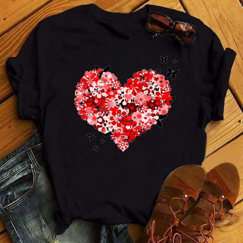 Title 5, Summer New Fashion Red Love Bicycle Printing La...