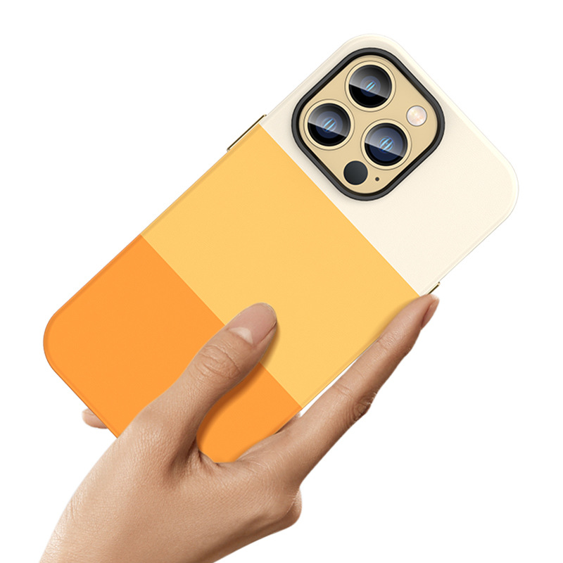 Three-color Stitching Contrast Color Anti-fall Shell Cover - Image 5