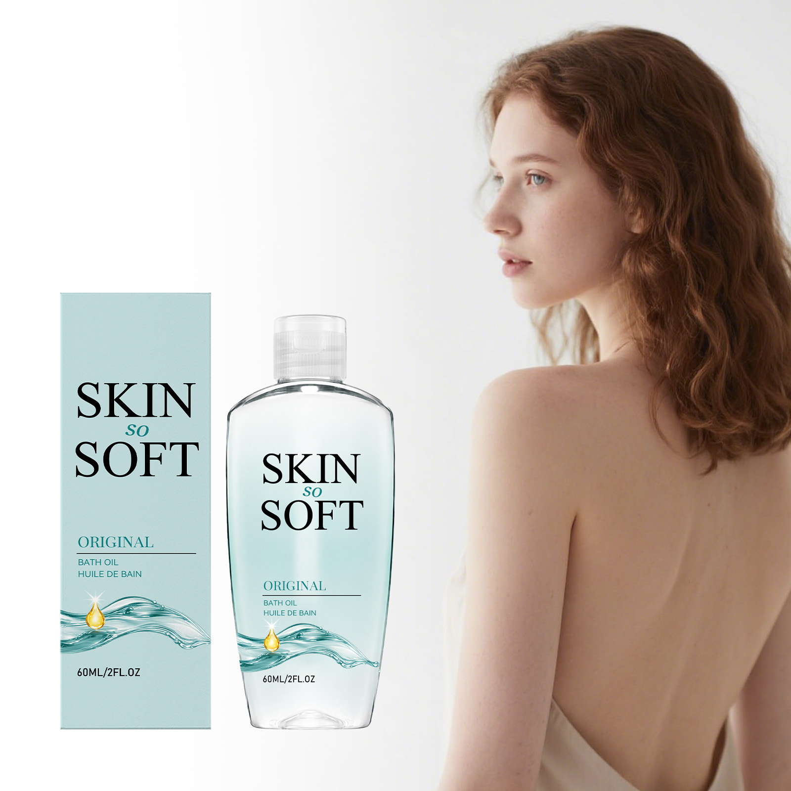 Aceite de baño para piel suave