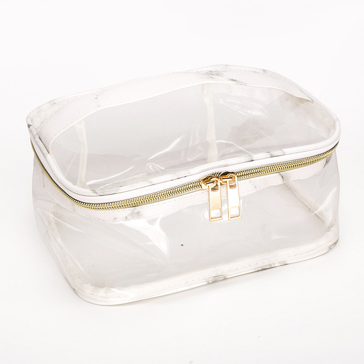 White Transparent Bucket Bag