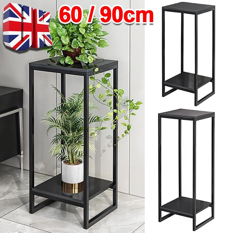 3ft Tall Metal Plant Stand Indoor Outdoor Garden Flower Pots Shelf Display Rack — image 8