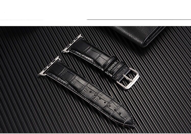 Bamboo Croc Leather Strap