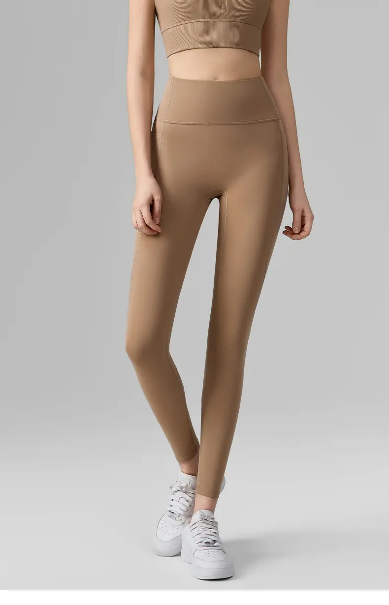 Women's Yoga Pants With Phone Pocket, Mesh