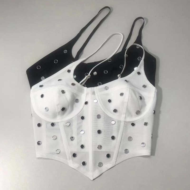 Straptype Bottoming On Neck Sexy Corset Camisole