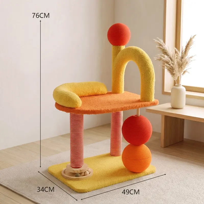 Cat Tree, Bed, Scratching Post Integrated Frame