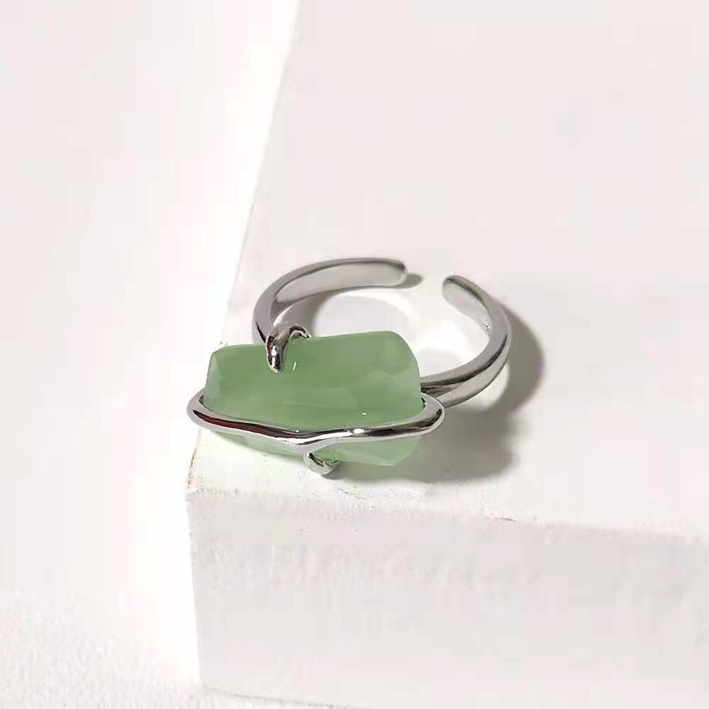 Кольцо женское с цветком персика, простой дизайн, ниша