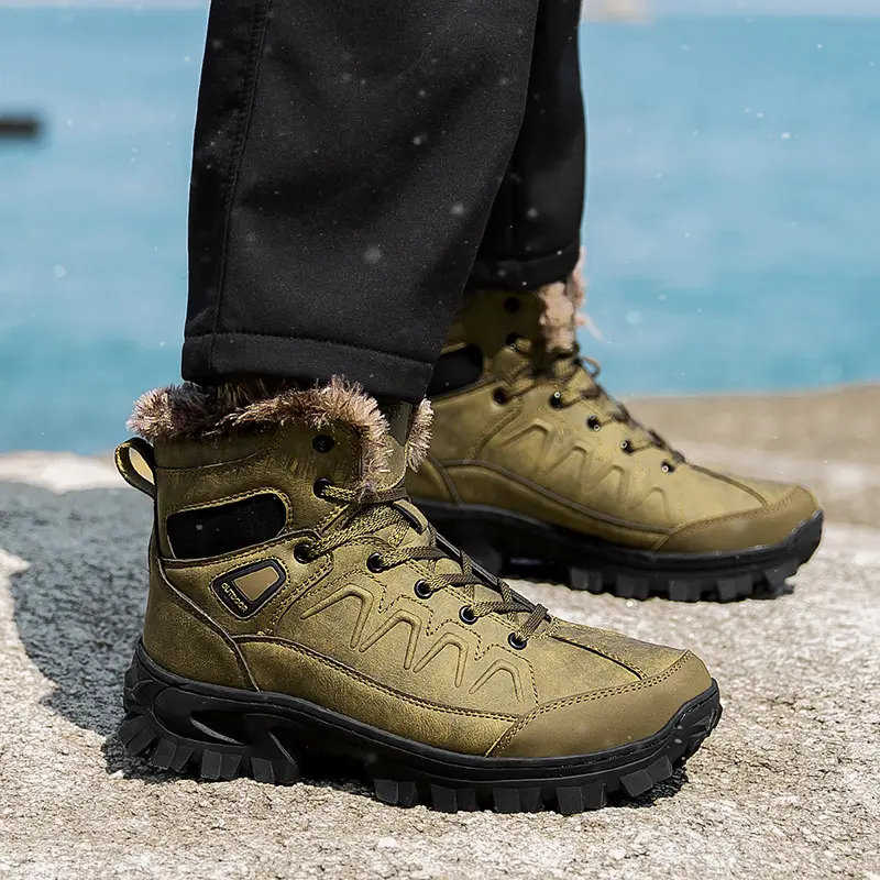 Men's Plus Size Warm High Top Outdoor