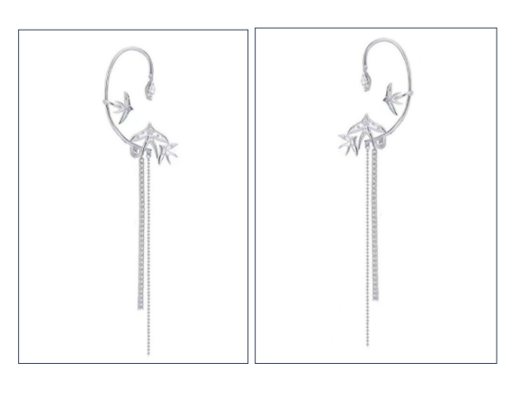 Premium Pierced Ear Clip Tassel Ear Hook