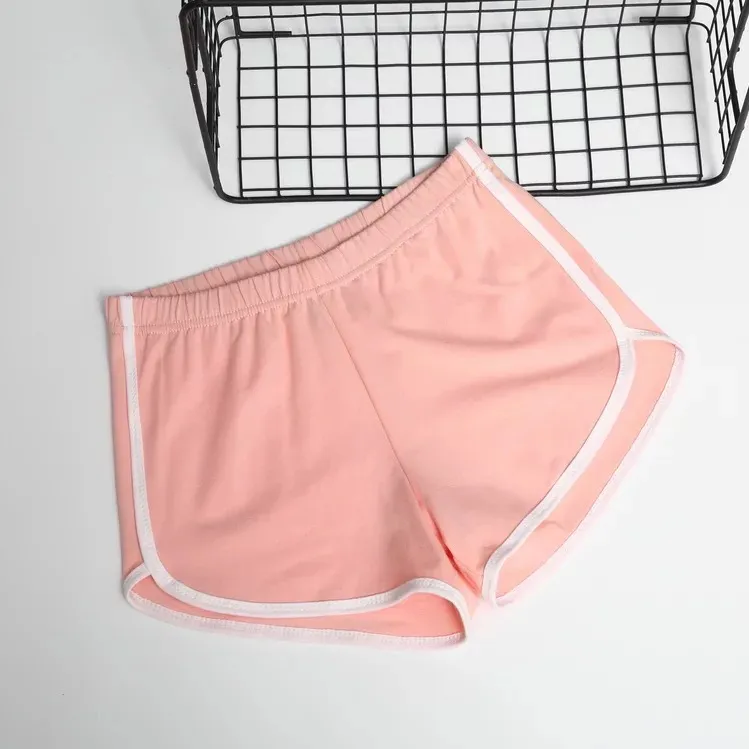 High Waist Drawstring Lounge Shorts Summer Casual Loose Fit Cotton Shorts For Women image 6