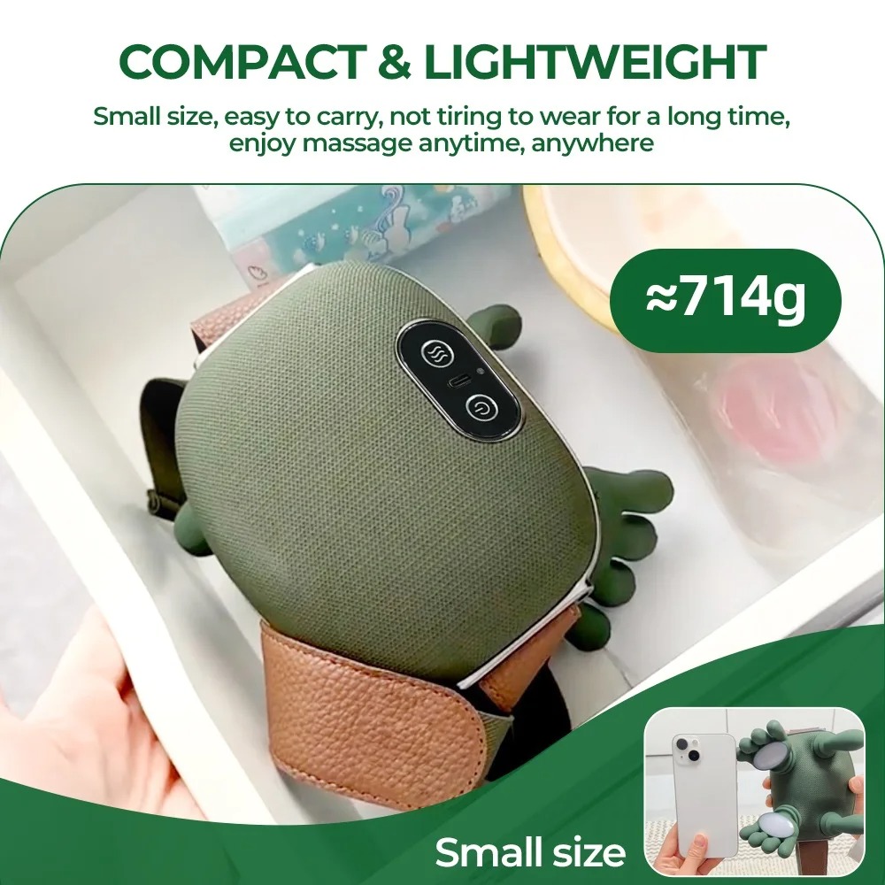 Bionic Finger Neck & Shoulder Massager, Wireless Cervical Trapezius Kneading Massage Shawl With Brushless Motor