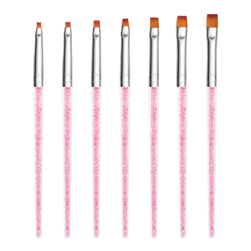 Phototherapy Pen Of Crystal Silica Gel Dot Drill Painted Brush - Set19