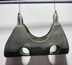 Nail Trimming Small And Medium Cat And Dog Grooming Hammock - Green - View 1