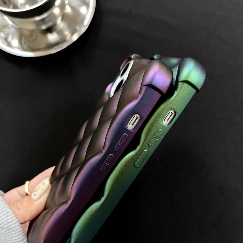 Electroplated Diamond Phone Case With Soft Personality