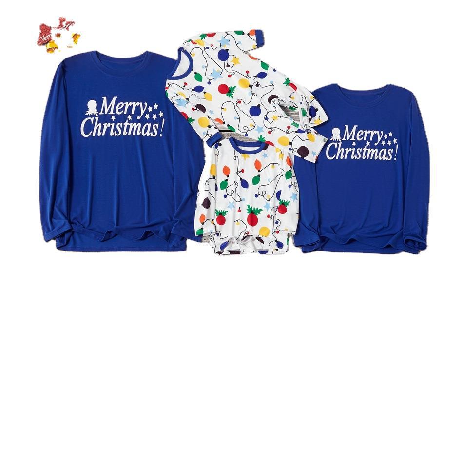 Christmas Colorful Lantern Family Matching Pajamas Sets — foto 5