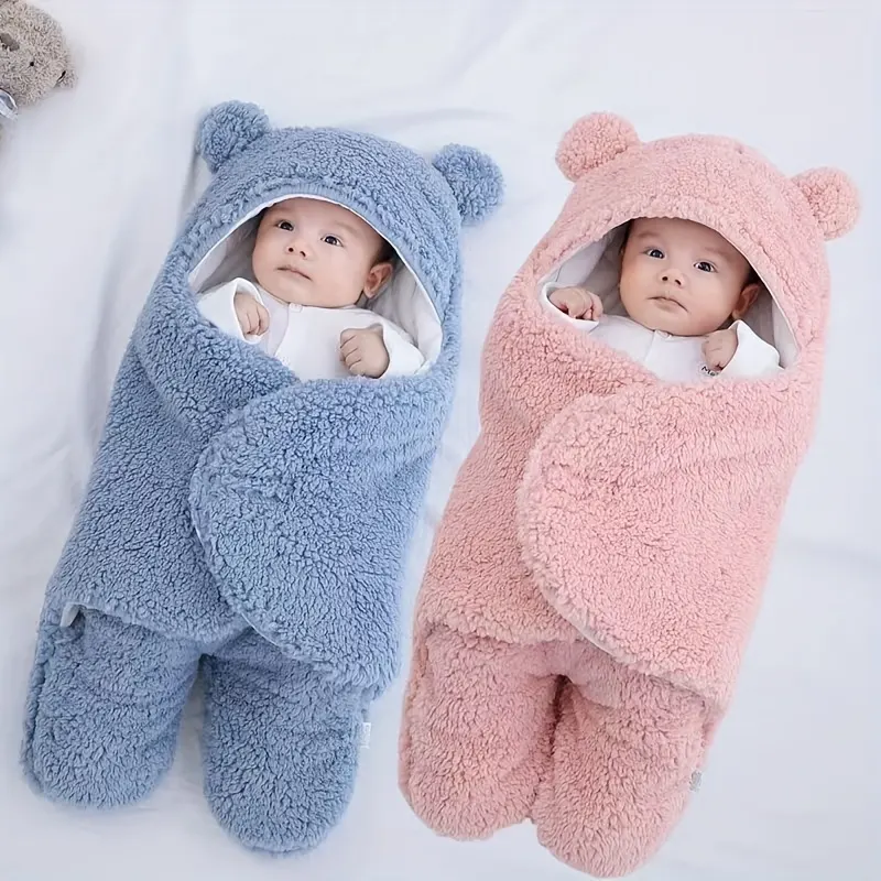 Winter Baby Sleeping Bag Bear Nap Printed Bag