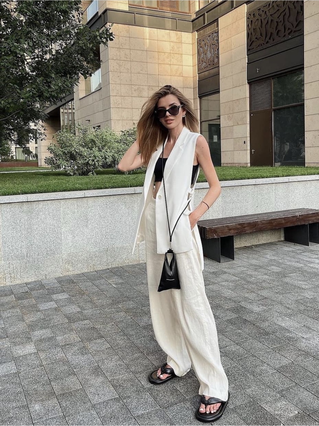 Early Autumn Suit Vest British Beige Design Sense Female