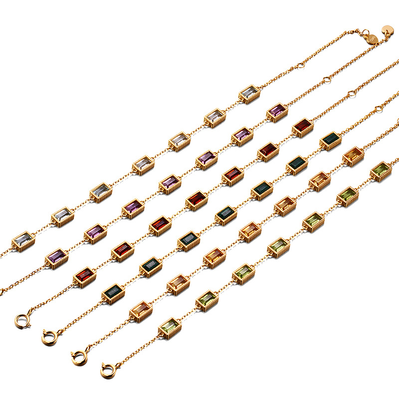 Women's Dream Come True Faceted Natural Crystal Bracelet