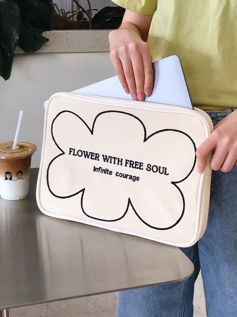 Portable Notebook Liner Bag Embroidery Lady — foto 4