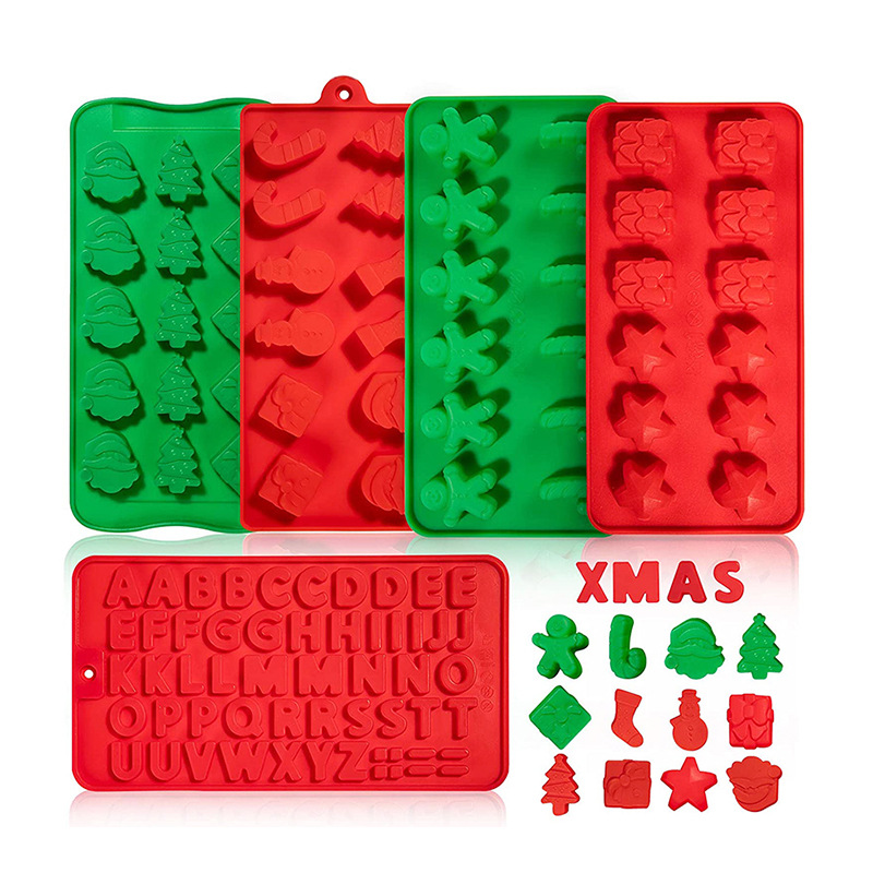 Title 5, Christmas Tree Socks Elderly Silicone Chocolate...