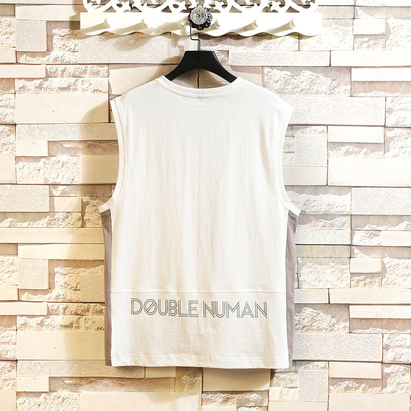 Men's Round Neck Printed Cotton Short-sleeved T-shirt