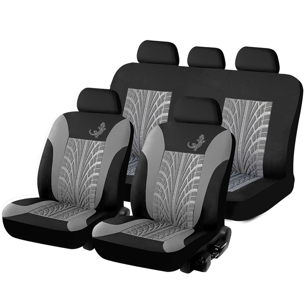 Car Universal Seat Cover 9-piece Gecko Mesh Cloth - Image 3