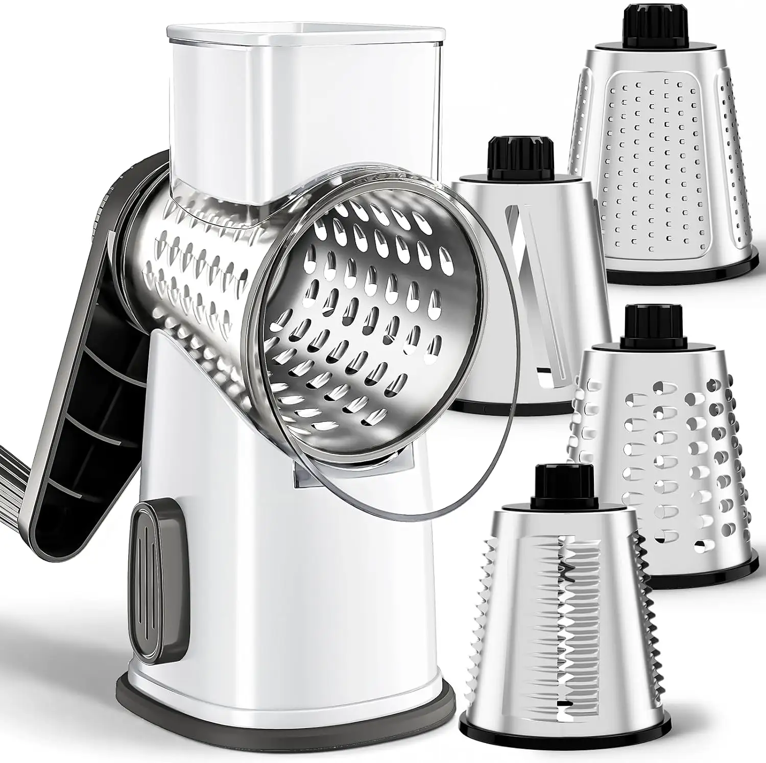 4 In 1 Large Cheese Grater, Hand