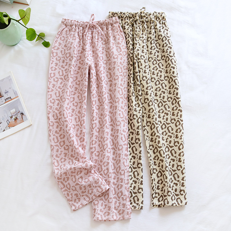 Title 2, Pantalon de pyjama femme en gaze double de coto...