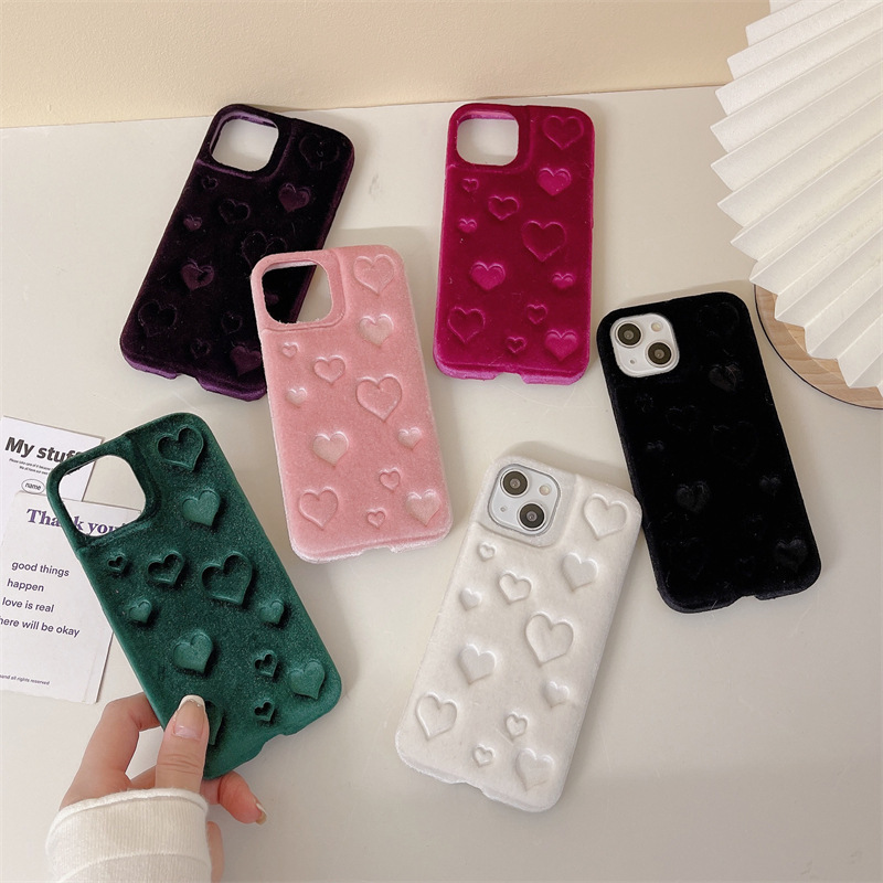 Plush Full Screen Love Phone Case - Image 3