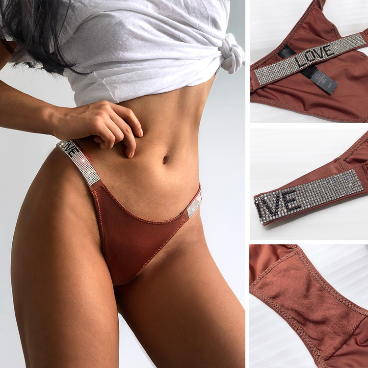 Women's High-fork Bikini Half-pack Hip T Pants