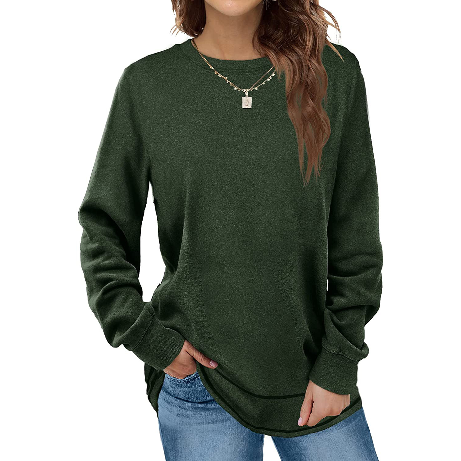 Title 8, Sweatshirt Crew Neck Long Sleeve Shirt