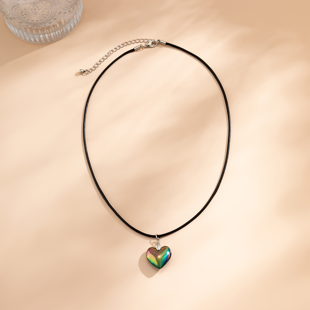 Creative Simple Love Pendant Versatile Collar Chain
