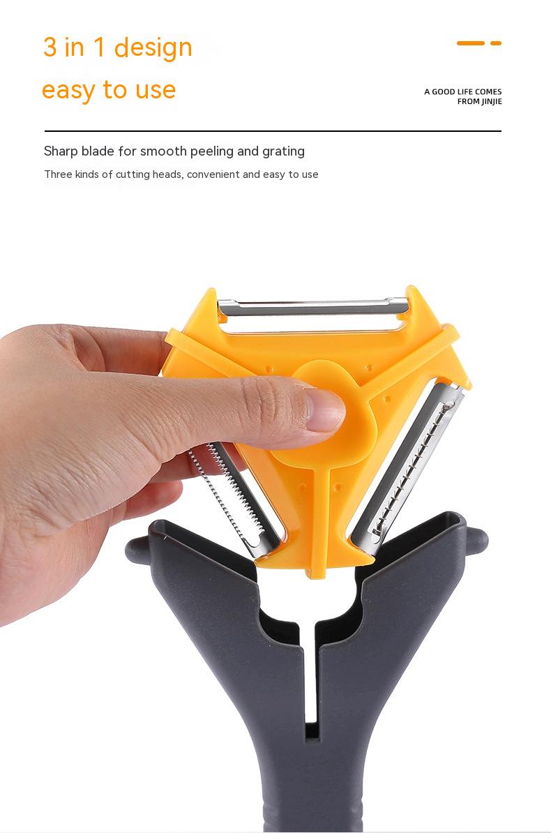 Title 4, Multifunctional Detachable Three-in-one Peeler