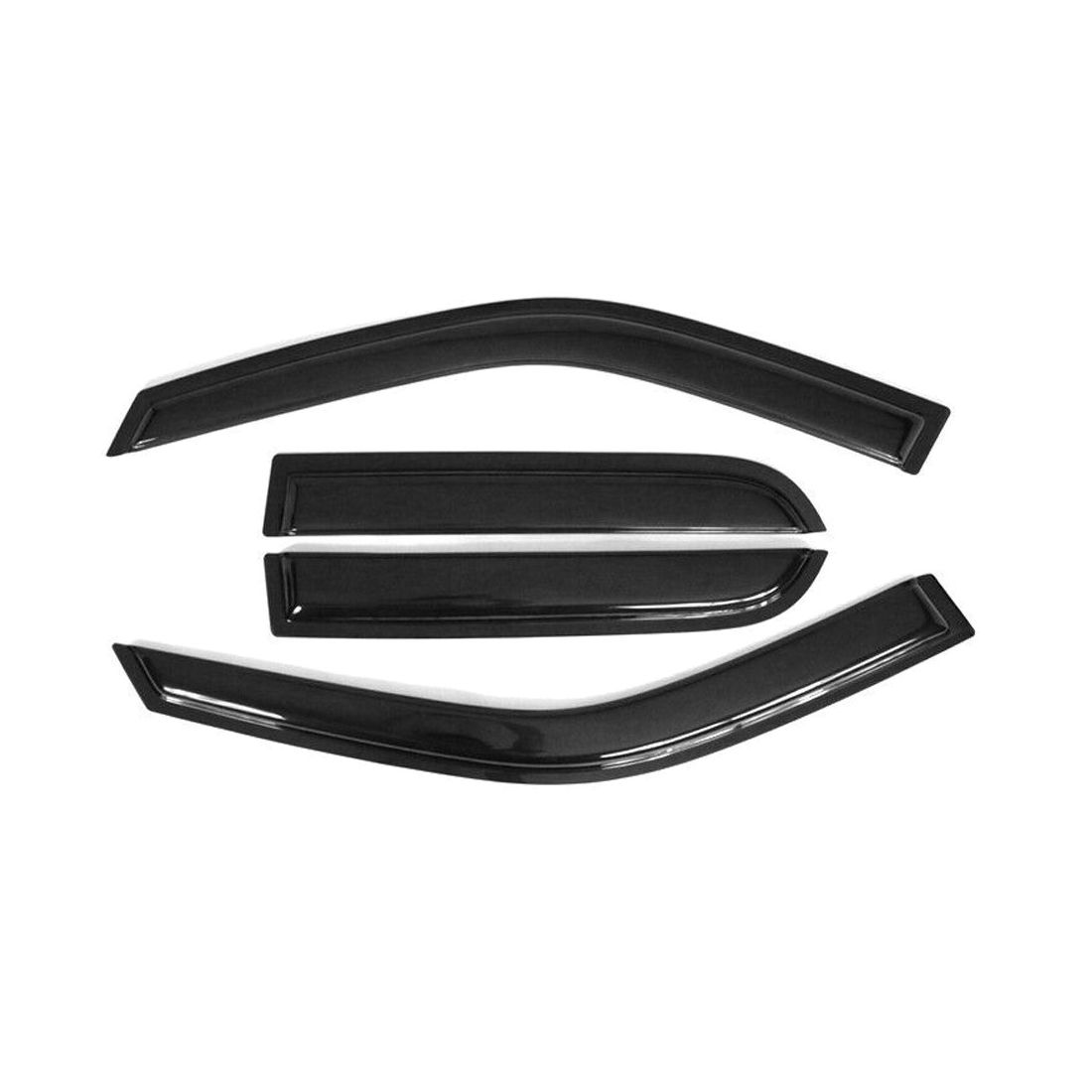 For CR-V 02-06 H Onda CRV Acrylic Window Visors Rain Sun Guard Vent Guard 4Pc Set