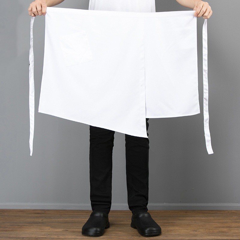 Title 6, Waiter Half-length Apron Print And Embroidery P...