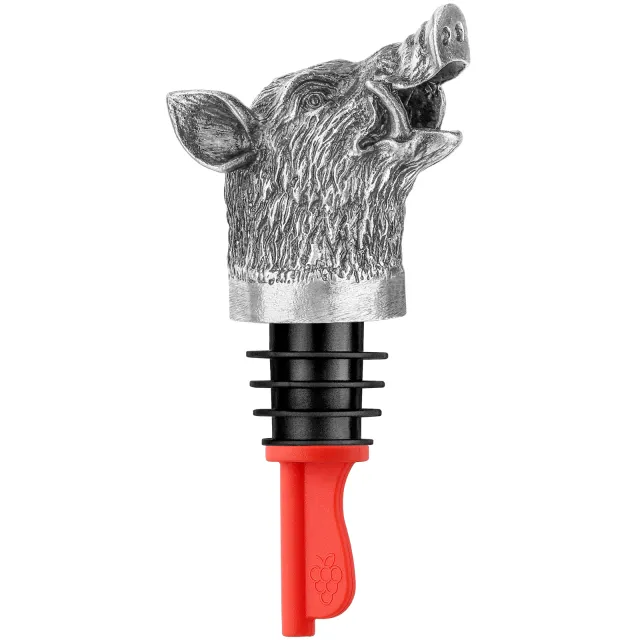 Wild Boar Head Wine Pourer Vacuum Sealing, Wine Spout, Stopper For Cocktails, Whiskey, Wine Bottles, Perfect Gift For Any Occasion Dark Silver ... Dark Silver Djq1102 - Shop at LoveMi